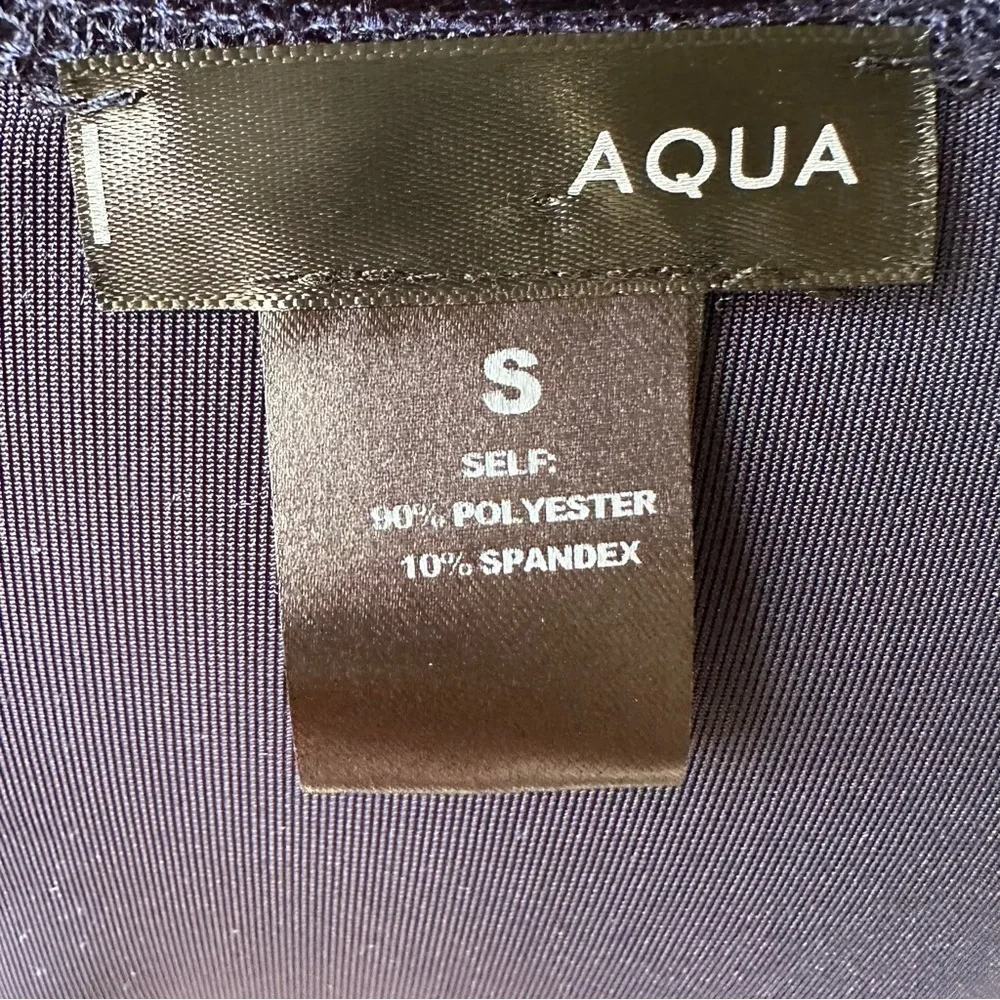 Aqua V Neck Velvet Top Blouse Size S 🌸 - Picture 6 of 7